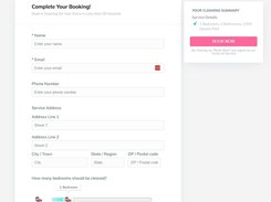 ZenMaid Booking Form