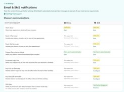 ZenMaid Email & SMS notifications