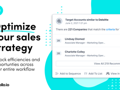 Optimize your sales strategy. Unlock efficiencies and opportunities across your entire workflow.