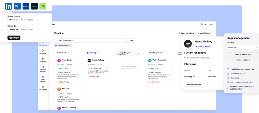 zenRecruiting.ai Screenshot 1