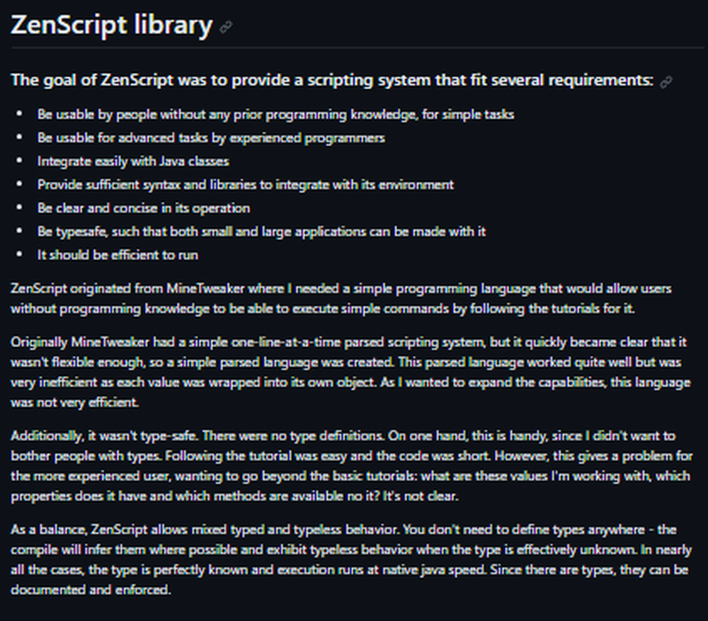 ZenScript Screenshot 1