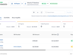Zenwork Payments Bills Dashboard