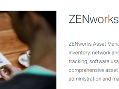 ZENworks Asset Management Screenshot 1