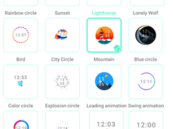 Lockscreen clocks