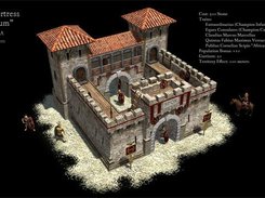 4) Roman Fort: One of the highly detailed buildings ingame