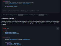 Zero Allocation JSON Logger Screenshot 1