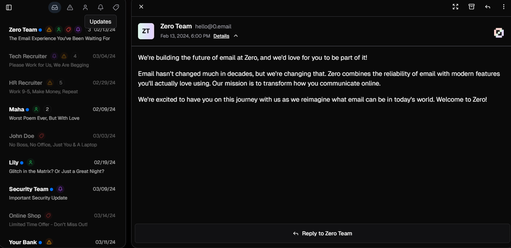 Zero Screenshot 1