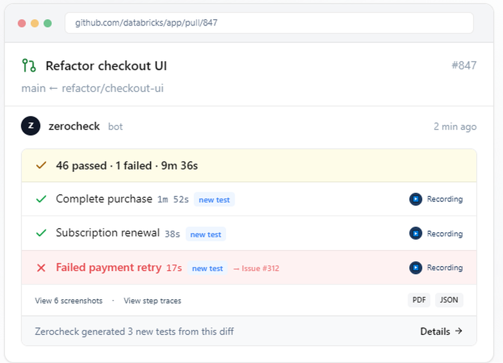 Zerocheck Screenshot 1