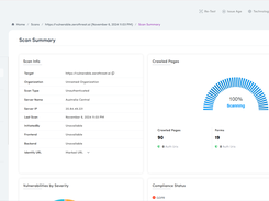 ZeroThreat.ai's scan summary