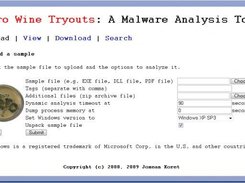 Upload page