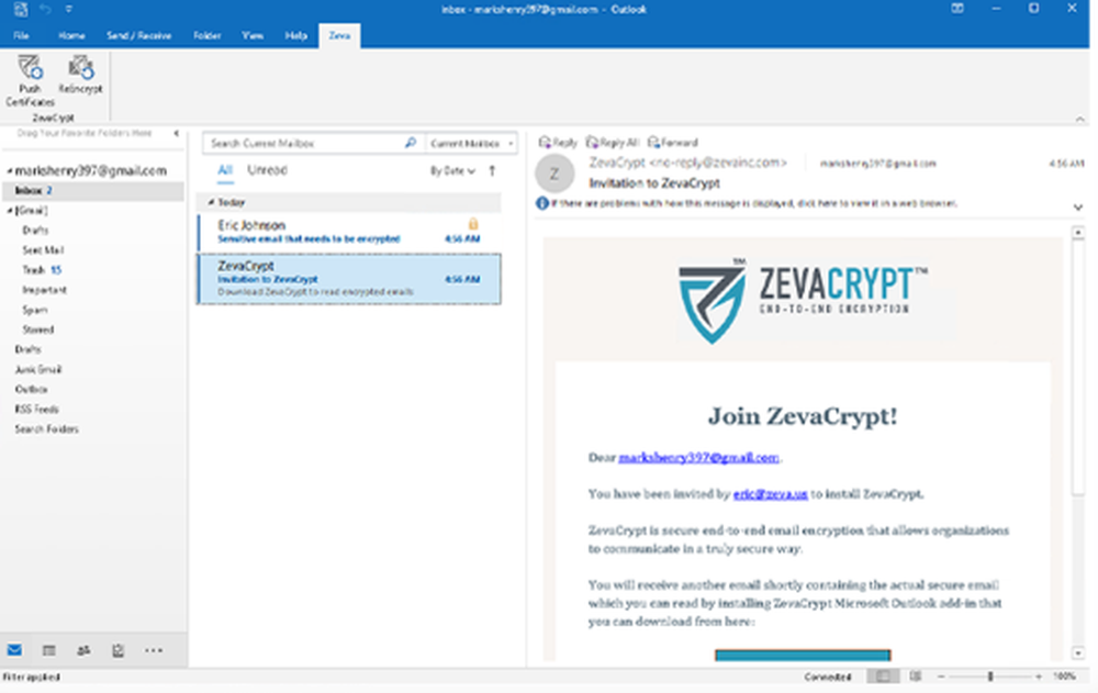 ZevaCrypt Screenshot 1