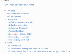 Google Open Source Project Style Guide Screenshot 1