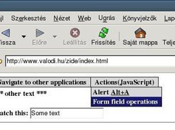 A shapshot of an example of current status