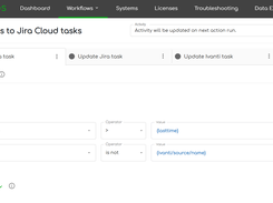 The ZigiOps filtering lets users define simple or complex conditions using a no-code interface.