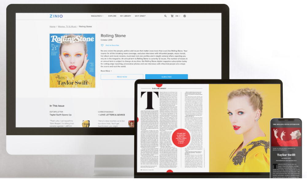 ZINIO Screenshot 1