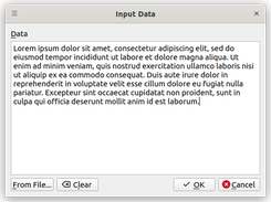 Import larger chunks of text for encoding in a single symbol