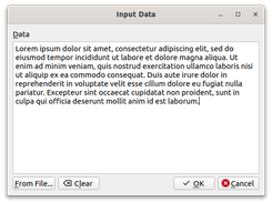 Import larger chunks of text for encoding in a single symbol