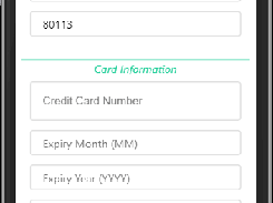 Remote Pay Entry Screen from Zip Solutions Field Service Management Software