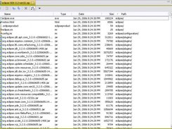 The Zip Editor in table mode