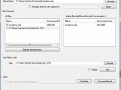 Zipped Steganography Screenshot 1