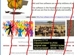 original vs recompressed website