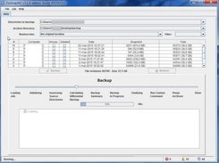 A running backup job