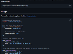 ZipStream PHP Screenshot 1