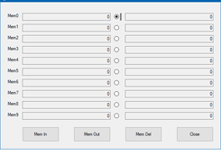 Calculator Memory Sub-Window