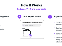 Carbonite Information Archiving Screenshot 1