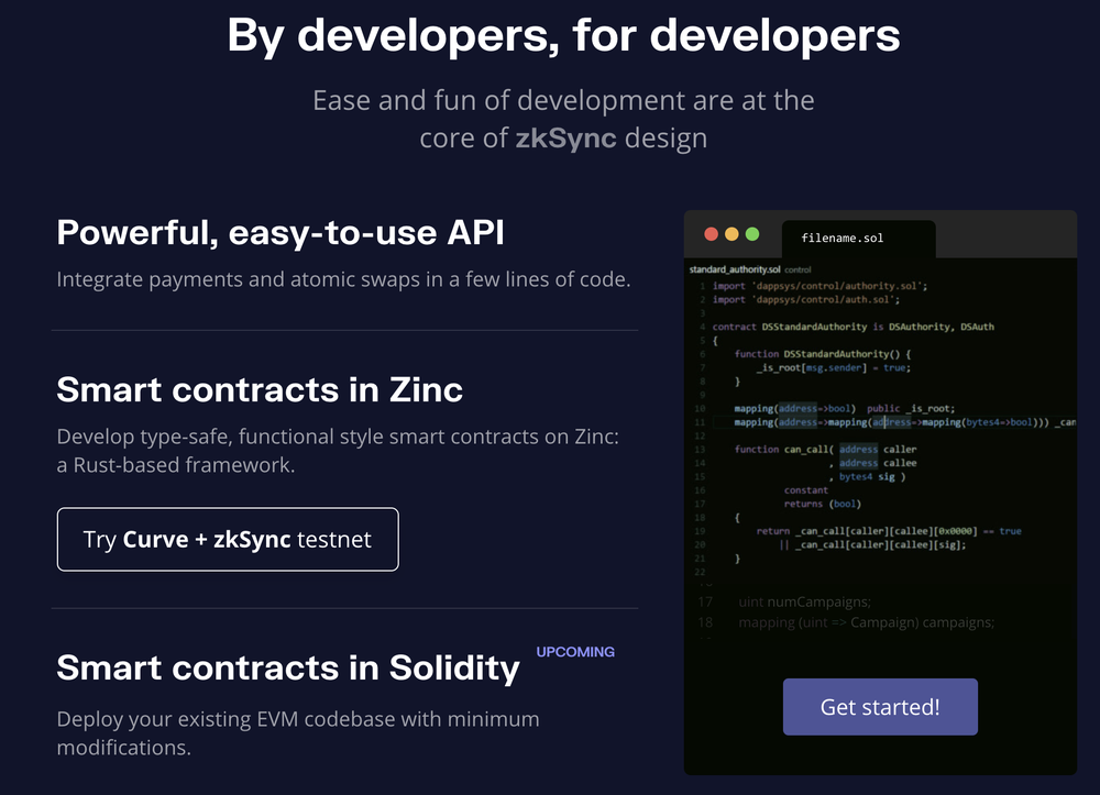 zkSync Screenshot 1