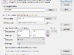 Handler properties window