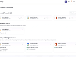 Calendar integrations