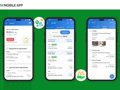 The Zoho FSM Mobile app