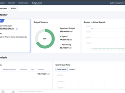 Plan your marketing budget, keep track of your marketing expenses, and visualize them on interactive dashboards.