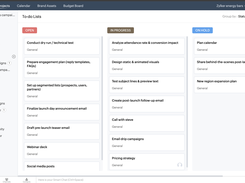 Plan tasks, assign them to your team members, monitor work status, and ensure work is distributed uniformly to every team members.