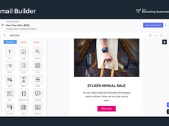 Create, customise, and launch stunning email campaigns with an intuitive drag-and-drop builder. Design templates effortlessly, personalise content at scale, automate workflows, and preview across devices in real time.