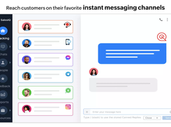 Switching between instant messaging applications to engage with customers and prospects is a thing of the past with SalesIQ