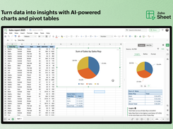 AI-powered charts and pivot table suggestions