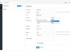 Zoho Subscriptions-Products