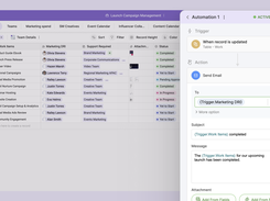 Automate mundane tasks with a simple trigger-and-action logic, to save time.