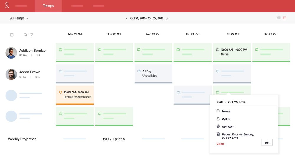 Zoho Workerly Screenshot 1