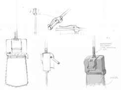 Sketches of your trusty Row-O-Matic Chainsaw 9000