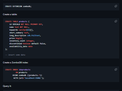 ZomboDB Screenshot 1