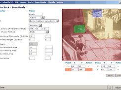 Zone editing view showing zone outline and settings.