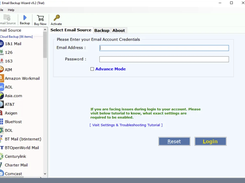 ZOOK Email Backup Screenshot 1