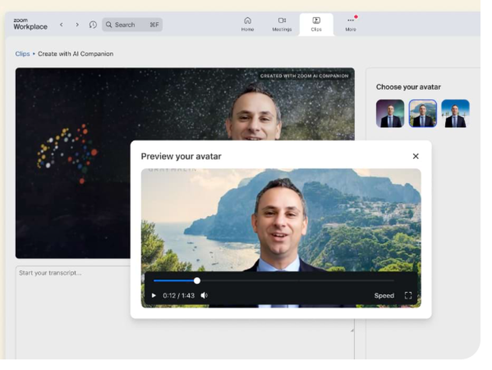 Zoom Clips Screenshot 1