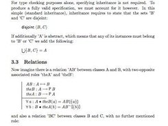 Inheritance semantics and relations