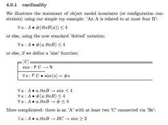 Constraints, the OCL style