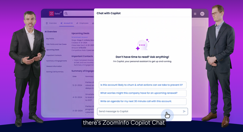 ZoomInfo Copilot Screenshot 1