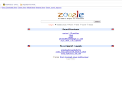 Zoozle Search & Download Suchmaschine Screenshot 2